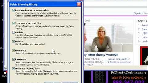 EASY HOW TO Clean Internet Explorer Temporary Files STEP BY STEP