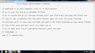 Elite Mossy Patch Blocker Tutorial