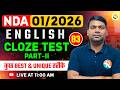 Close Test -2 | NDA English Classes 2026 | English Classes for NDA 2026  | NDA