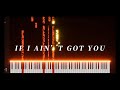 IF I AIN’T GOT YOU