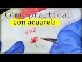 Cómo practicar PÉTALOS con ACUARELAS - Diseño de uñas / Designails Tay