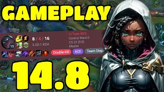 Senna Gameplay In High Elo With Huge Team Diff 14.8