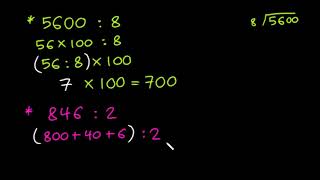 Pembagian dengan nilai tempat | operasi hitung bilangan matematika
khan academy