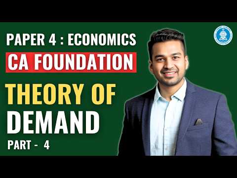 Ch 2 Unit 1: Theory of Demand - Part 4 | CA Foundation Economics | CA Parag Gupta