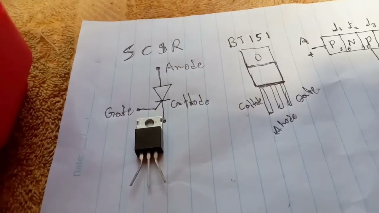 SCR නිවැරදිව හදුනා ගැනිම සහ පරික්ෂා කිරිම...| how to check BT151 scr