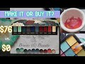 MIXING eyeshadows to dupe $76 Muerte Melt cosmetics eyeshadow palette | Make it or Buy it