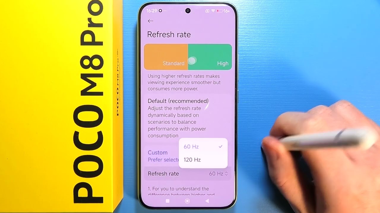 Does POCO M8 Pro 5G Support 120Hz Display Refresh Rate?