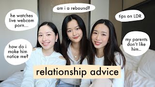 we answered your relationship questions l sex, cheating, rebounds and dating ♡