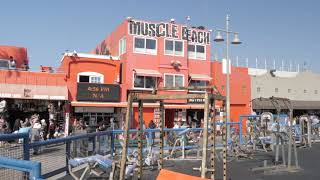 Muscle beach at venice beach, santa monica, los angeles, california,
united states of america, no...