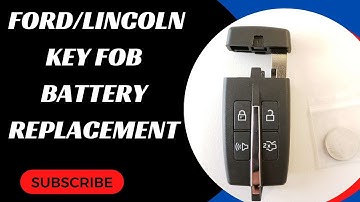 Lincoln MKS/MKT, Ford Taurus Key Fob Battery Replacement