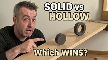 Rotational Inertia: Solid Ring vs. Hollow Disk Race!