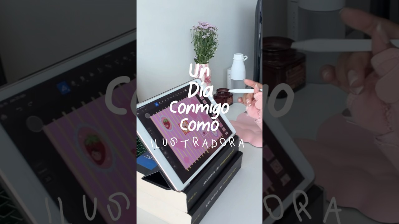 Un día conmigo trabajando como ilustradora en portugal 🎨😊✍🏽#undíaconmigo