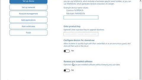 10982 Demo 10 Creating a Provisioning Package