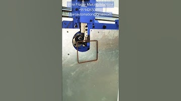 Automatic Wire Ring Making Machine, Automatic Wire Frame Bending Machine #wiremachinery #wirebender