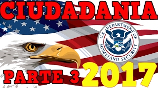 Examen De Ciudadania Americana 2018 En Ingles Y Español - Parte 3 Citizenship Trump