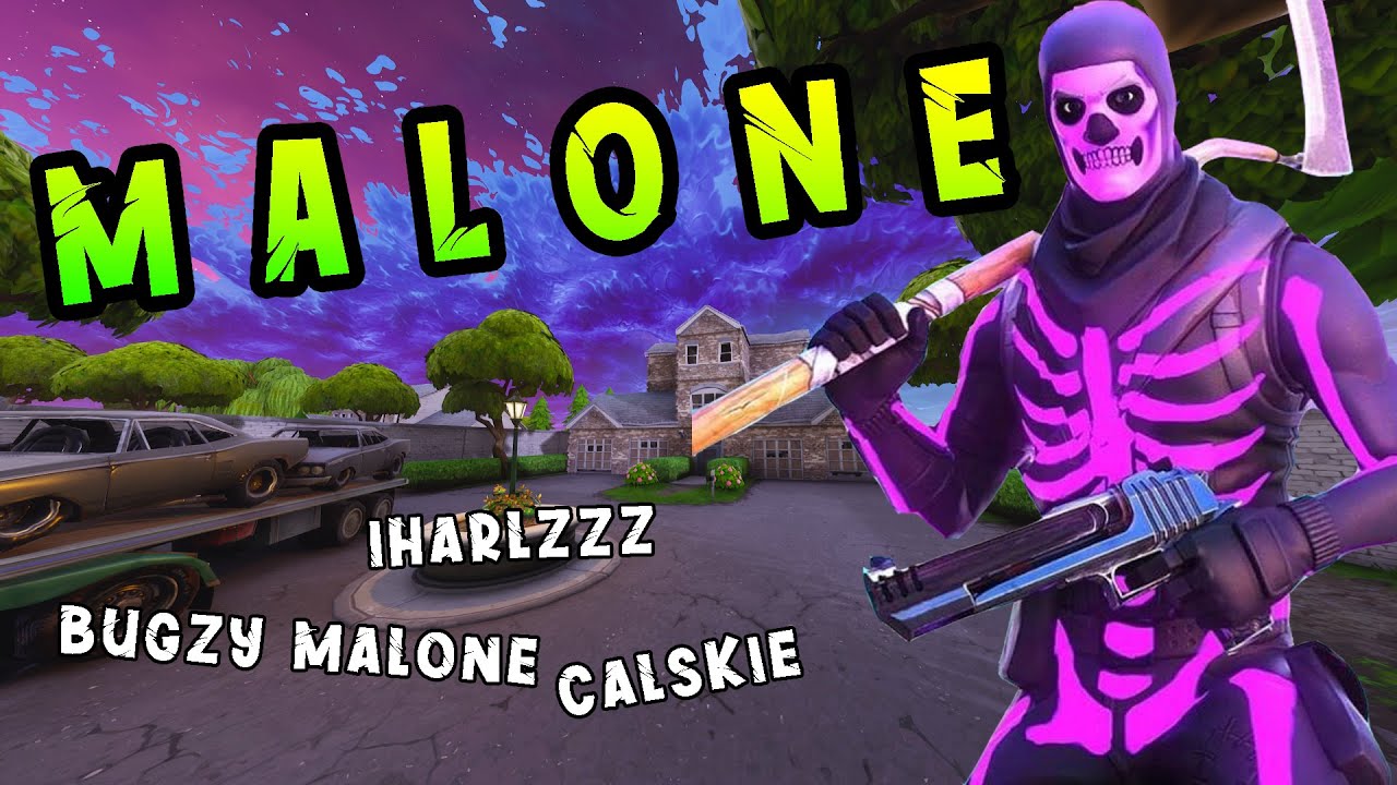 Fortnite Montage - 'MALONE' | PURPLE SKULL TROOPER!