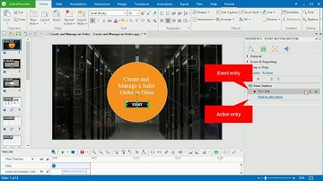 Working with Events - Actions - ActivePresenter 7