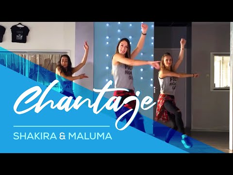 Chantaje - Shakira ft Maluma - Fácil Fitness Video De Baile - Coreografía