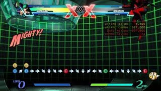 UMvC3 Morrigan into Frank lvl 4 tag combo concept ft Doom