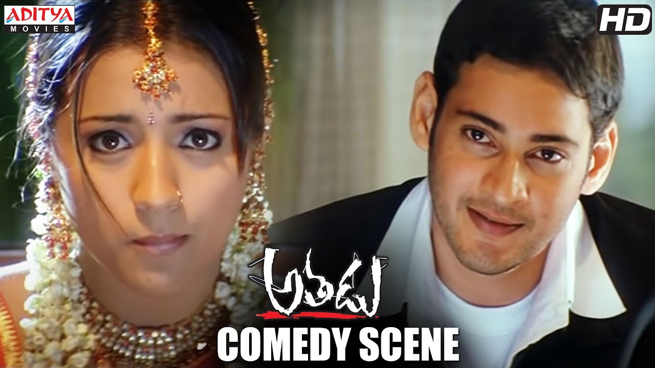 Mahesh And Family Comedy With Trisha - Athadu Comedy Scene