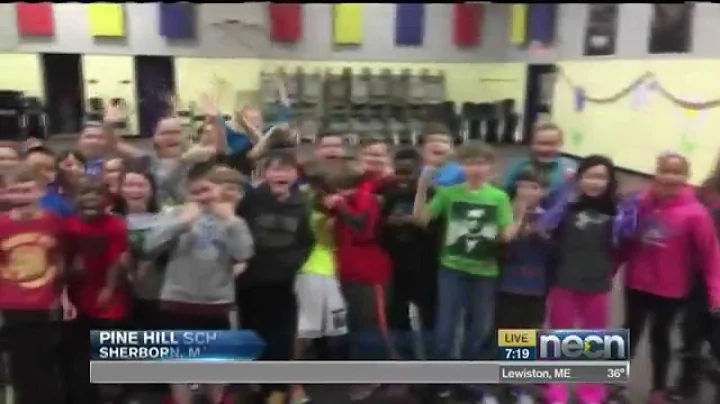 Pine Hill 5th Graders on NECN Weather News