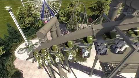 Fighter - B&M Inverted coaster - NoLimits2 pro - montage - 60fps