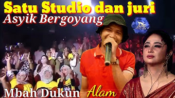 Wow...!! 😱😱 Satu studio dan juri Asyik Bergoyang karena Lagu Mbah Dukun Alam (parodi)