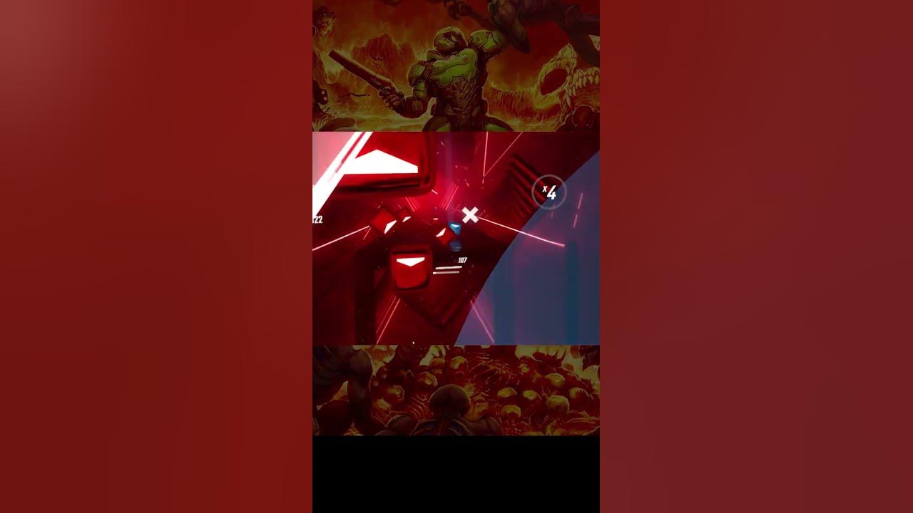 #shorts #beatsaber #doom - eternal horizons (first try) / mash up