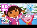 Dora the explorer snow  winter rescues   1 hour  dora  friends