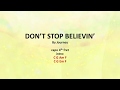 Dont stop believin by journey  easy acoustic chords and lyrics