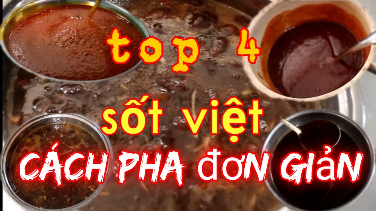 TOP 4 Loại Sốt Sauces 4.0 Thần Thánh Đánh Đâu Thắng Đó |  | Anh Lee BTR tập 44