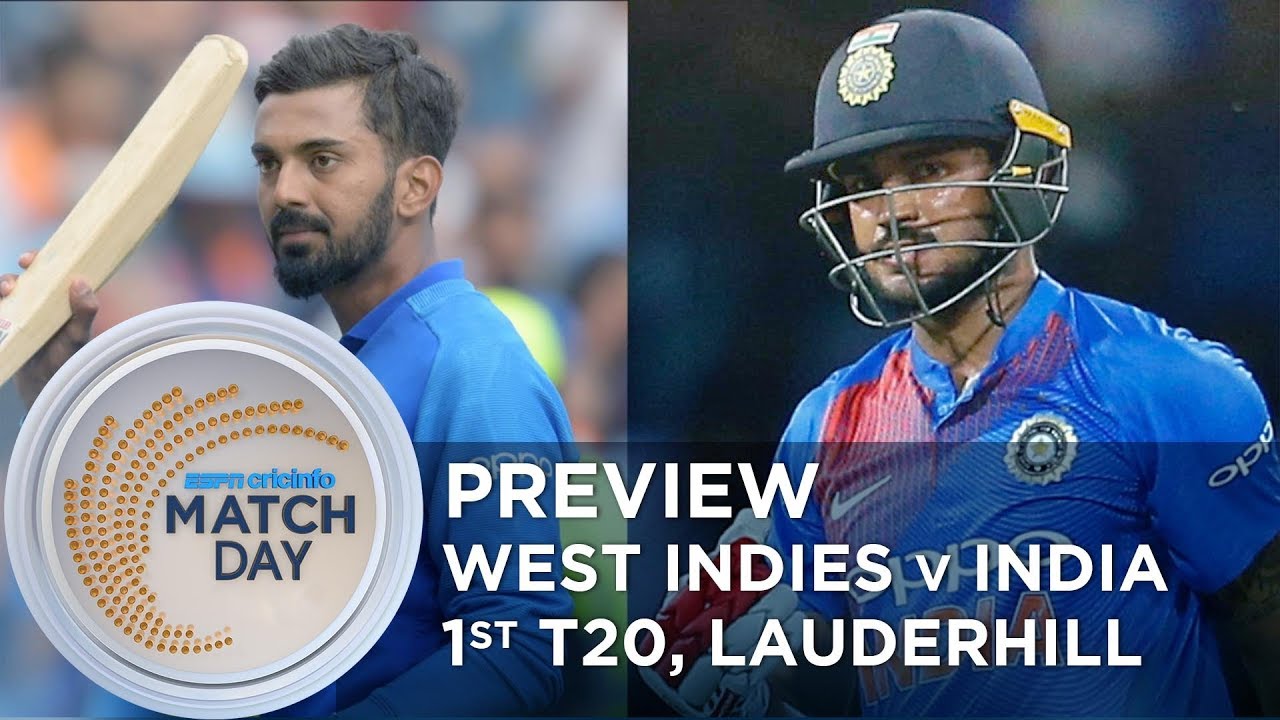 Dasgupta: Toss-up between Manish Pandey and KL Rahul for India | WI v IND | 1st T20I |Preview