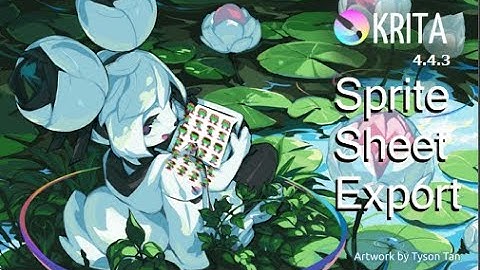 DEV : Krita Sprite Sheet Export