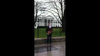 Video thumbnail of "Lightnin' Ray - Santa Claus Is Coming To Town - LIVE at the White House"