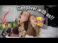 HAVE A SLEEPOVER WITH US! 👑 Watching the famous ROYAL interview!! Ad | Syd and Ell