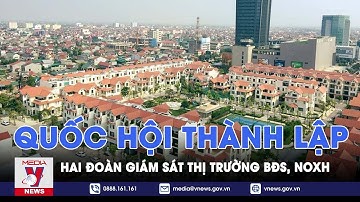 Quốc hội lập hai đoàn giám sát thị trường bất động sản, nhà ở xã hội - VNEWS