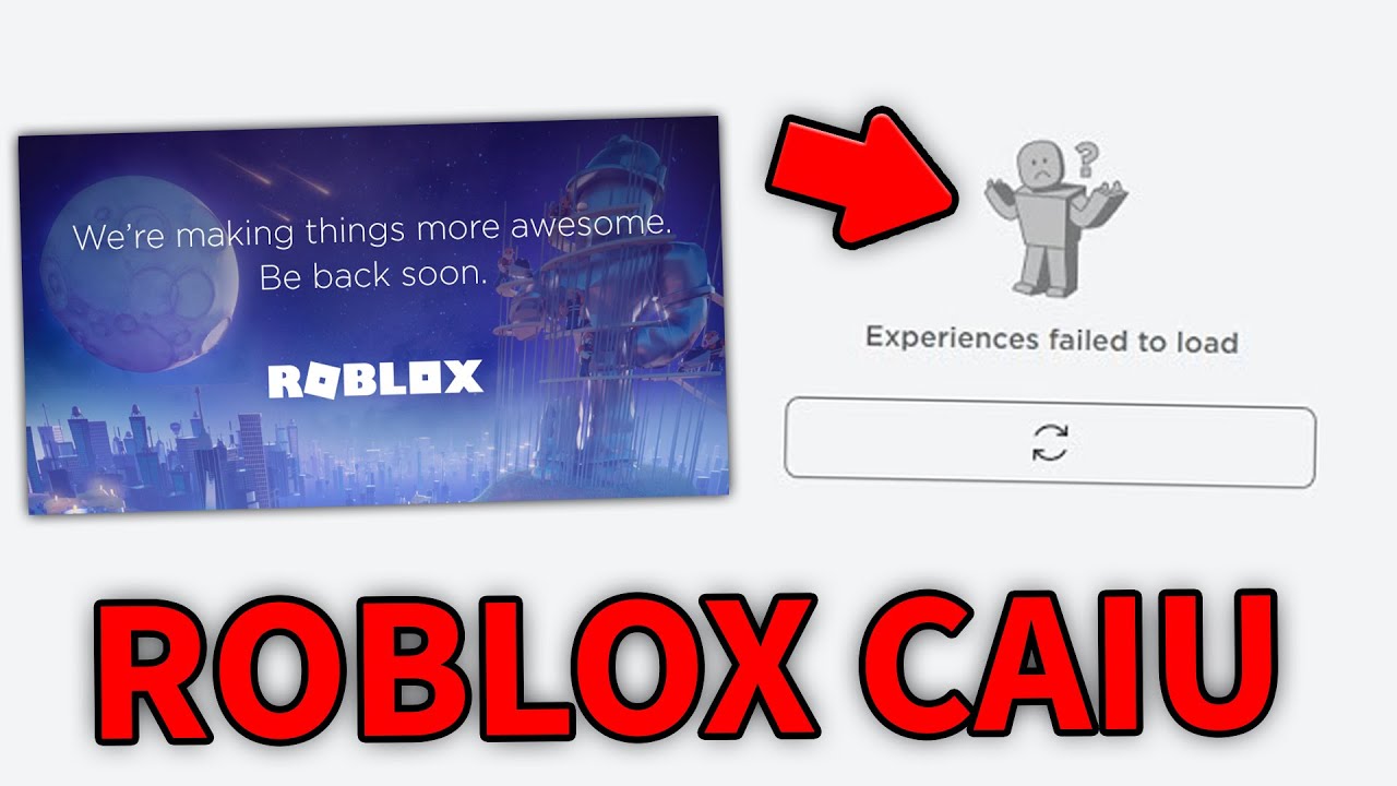 O ROBLOX CAIU! #roblox #robloxnoticias #robloxcaiu