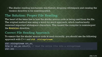 Resolving the # version Directive Error in GLSL Shaders