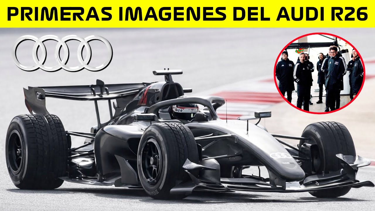 ⚠️BOMBAZO💥 PRIMERAS IMAGENES del AUDI 2026 en PISTA🚀 DETALLES y ANALISIS del NUEVO F1✅ QUE HAY DETRA