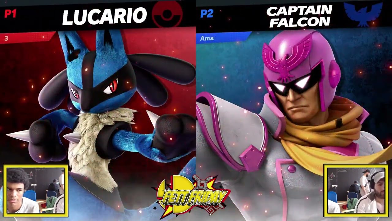 Draiqys (Lucario) vs Ama Fresh (Cpt.  Falcon) | Fett Friday |  Loosers Round 4