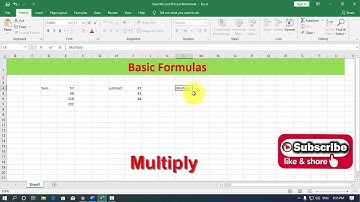 MS #Excel Formula Average, Sum, subtract Multiply Percentage, If Function, Merge & Center etc