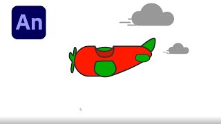 Adobe Animate #25: How To Animate A Swinging Plane screenshot 4