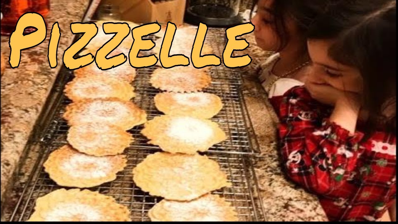 Homemade Italian Pizzelle Recipe YouTube
