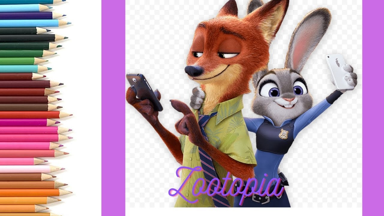 Zootopia Drawing Pattern How to draw from the cartoon ***Zootopia*** beautifully and brightly🤗👍# ...