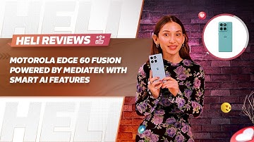 Motorola Edge 60 Fusion Powered By MediaTek with Smart AI Features