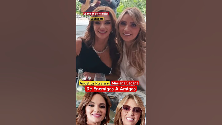 Mariana Seoane y Angelica Rivera Amigas o Enemigas #shorts #viral