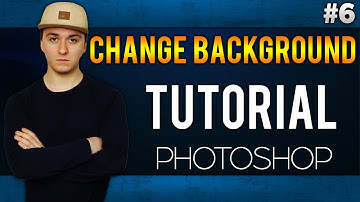 How To Change The Background Of An Image EASILY! - Adobe Photoshop CC - Tutorial #6