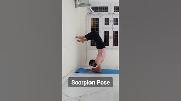 Scorpion Pose Yoga | vrischikasana kaise kare | वृश्चिक आसन करने का तरीका | Scorpion steps #shorts