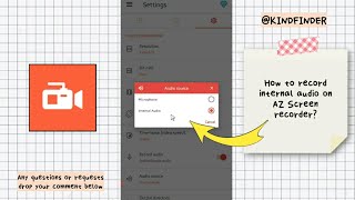How to record internal audio on AZ Screen recorder screenshot 4