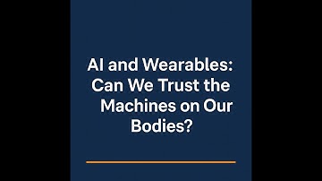 AI and Wearables: The Ethical Crisis Nobody’s Talking About